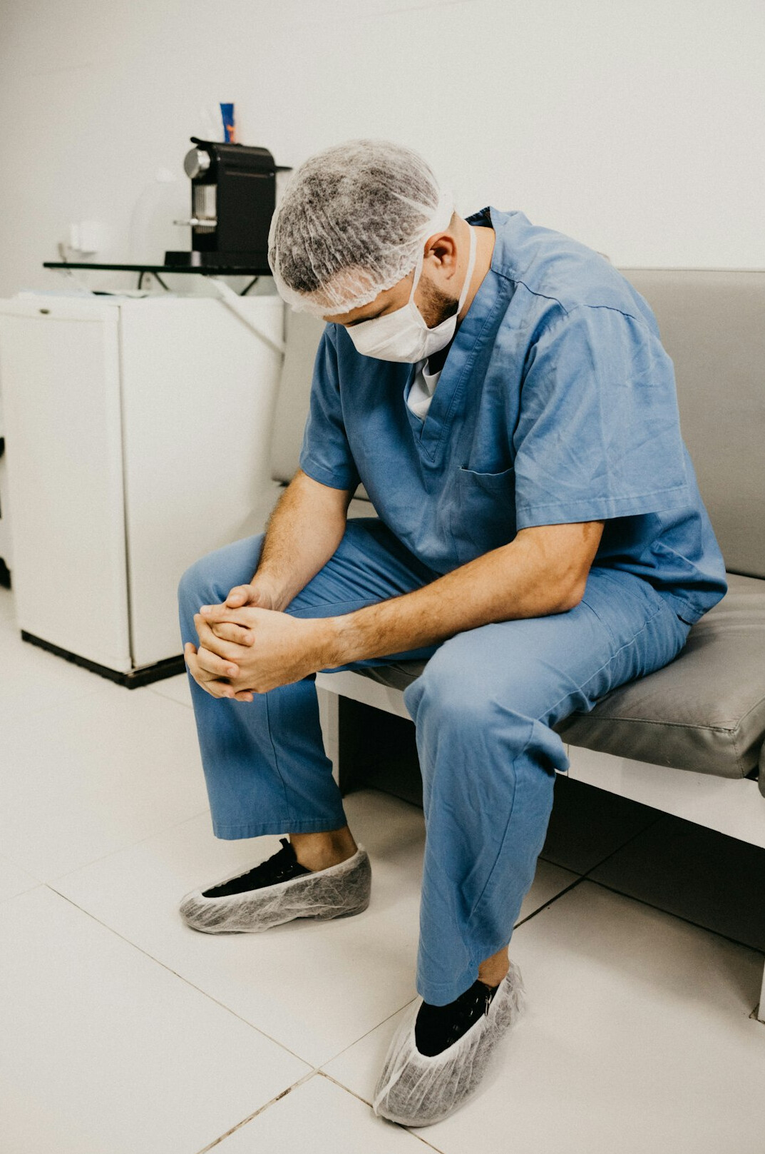 Professional portrait of a man researcher