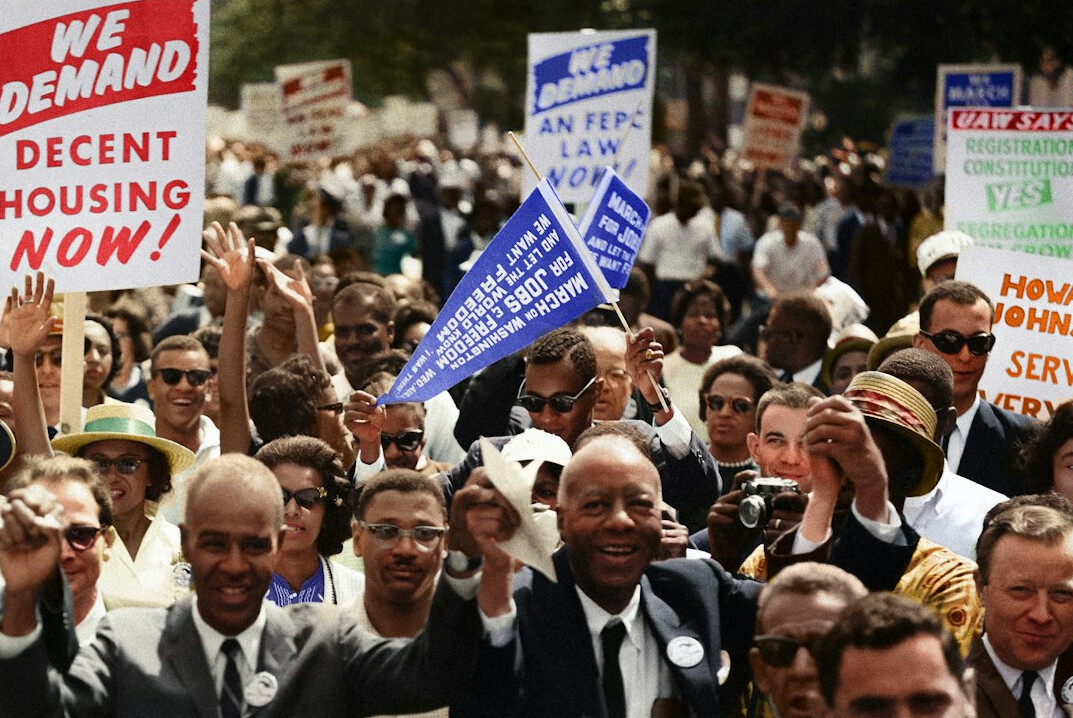historical protest march