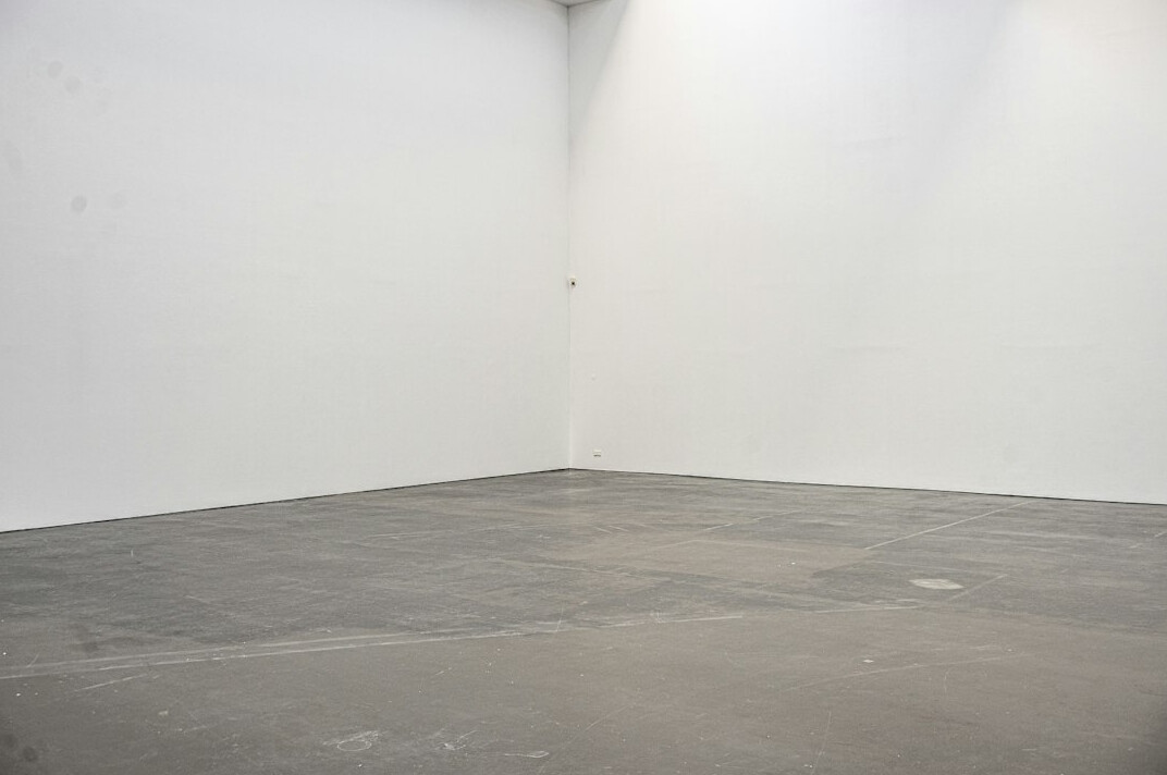 Empty museum gallery hall